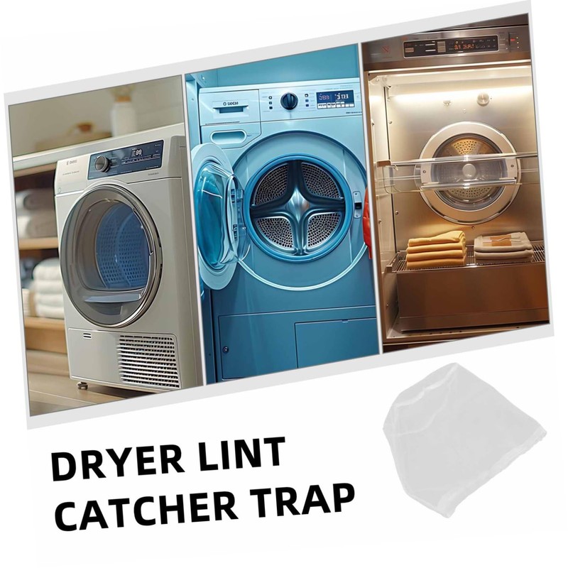 CHILDWEET 1 Set Lint Trap Bag Kit Reusable Dryer Vent