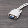 ECSiNG 2 piezas DB9 Serial Splitter Cable de repuesto DB9