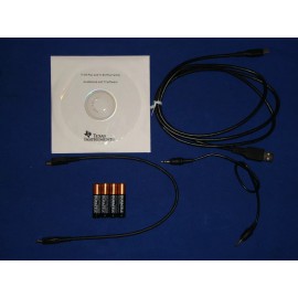 Texas Instruments NEW Link USB Cables & CD Manual for TI-84 Plus & TI-83+ Graphic Calculator + AAA