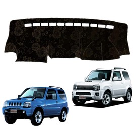 WeCar Dashboard Mat Suzuki Jimny JB23 JB33 JB43 Exclusive Suede Premium Material Floral Print Dash Mat Dashboard Cover UV Pad Anti-slip Anti-slip Sunburn Protection Car Accessories Easy Installation