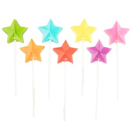 Mix Stars Lollipops, Handcrafted in USA, 24 Pieces, 1.5 lbs