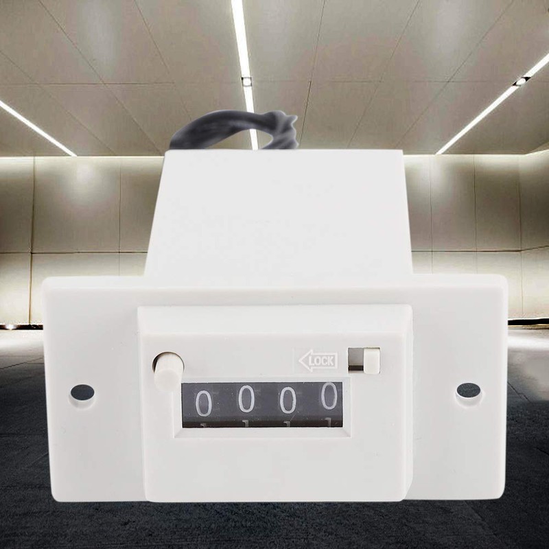 Pulse Counter CSK4-YKW Electromagnetic Counter, 4-Digit, 0-99999, Industrial Sum Counter,