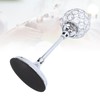 Crystal Candle Holder Ornament Tall Elegant Crystal Silver Candlestick for