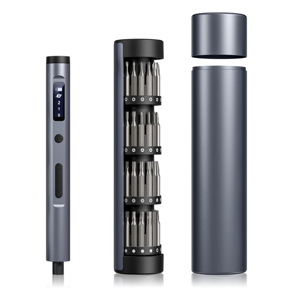 ProsFut Mini Electric Screwdriver, 3.7V Precision Screwdriver Set with 60