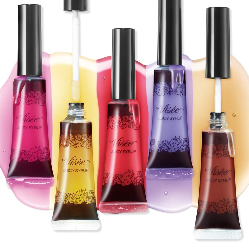 Visee RD400 Riche Juicy Syrup Lipstick Clear Strawberry 0.3 oz