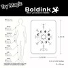 Boldink Temporary Tattoos, semi permanent tattoos, 15-day long lasting tattoo