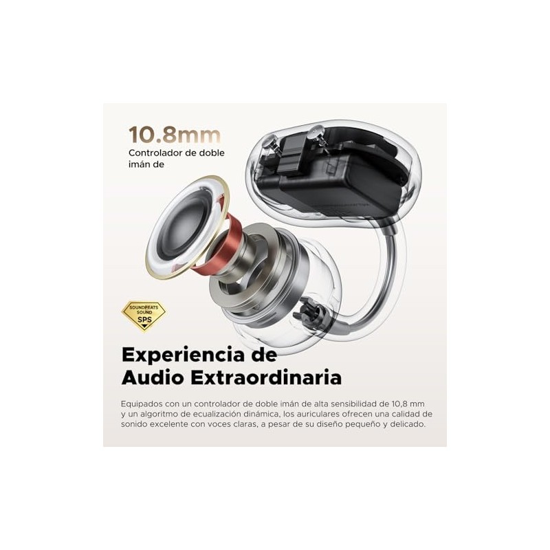 SoundPEATS Pop Clip Audífonos Inalámbricos de Oído Abierto Bluetooth 5.4