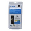 Eaton Type BR 15-Amp 1-Pole Dual Function AFCI/GFCI Circuit Breaker