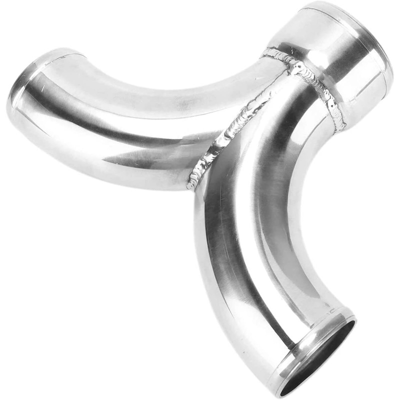 Unbranded Dual Air Intake Intercooler Pipe Fit for Twin Turbo
