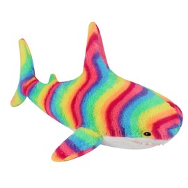 MUPI Rainbow Shark Plush - 11" Stuffed Animal, Ocean Sea Shark Pillow, Large Plush Toy Doll