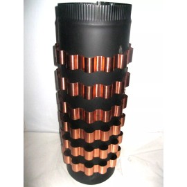 Tred-Not Copper Stovepipe Heat Exchanger Radiators 8" dia Stove Pipe heat reclaim set (6)