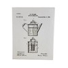 YNGLLC COFFEE PERCOLATOR PATENT SKETCH REPRODUCTION 8x10 CANVAS WALL ART