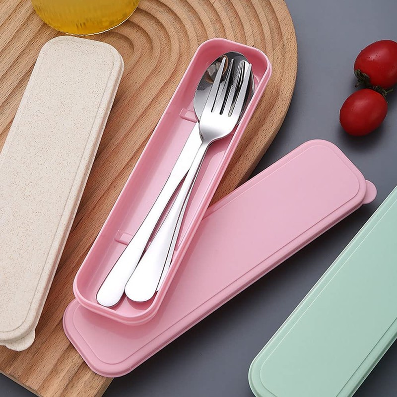 Portable Stainless Steel Flatware Set,Travel Cutlery Set for for Lunch,Office