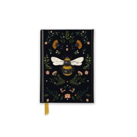 Premium Notizbuch DIN A6: Jade Mosinski, Biene: Unser hochwertiges, liniertes Blankbook mit festem, künstlerisch geprägtem Einband und Magnetverschluss (Premium Notizbuch DIN A 6 mit Magnetverschluss)