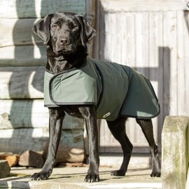 Dog & Field 2 in 1 Fully Waterproof Dog Coat - Microfiber Lined Drying Jacket - Keeps Your Dog Warm and Dry Whilst Wicking Moisture Away from Your Pets Fur - Sizes XS-XL (XXL)