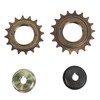2PCS Freewheel Left Drive Adapter Set Iron 16T 18T Bike