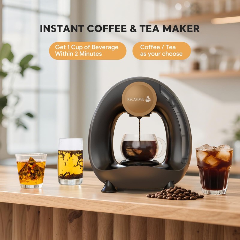 Single Serve Coffee Maker For K Cup Pod and Coffee