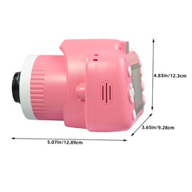 Operitacx Kinderfotoprojektor Kinderkamera für Mädchen Kleine Videokamera für P Kinderprojektor Fotoprojektor für Tragbare Projektorkamera Tragbare Kamera mit Projektor Plastik