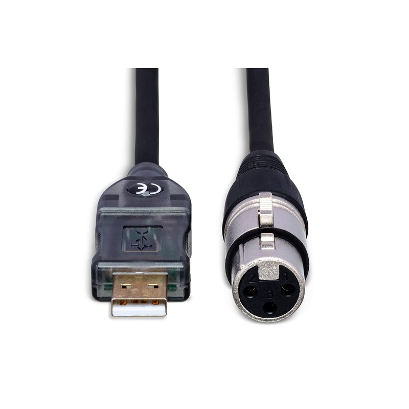 Hosa UXA-110 TRACKLINK Microphone USB Interface - XLR3F to USB