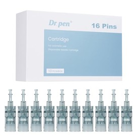 Dr. pen Ultima M8/M7S Cartridges 16 Pins - 10 Pack for Targeted Local Skin Care Fits Dr. pen Ultima M8/M7S