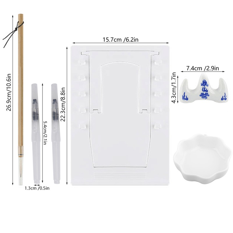 Brush Water Drawing Board Reusable A4 for Kid Adults Relaxing