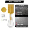 BlesULuk Raindrop Brass Crystal Wall Sconce: Clear Solid Indoor Sconces