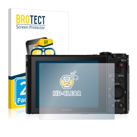 BROTECT Pack of 2 Screen Protectors Compatible with Sony Cyber-Shot DSC-HX90V Screen Protector Film Ultra Clear