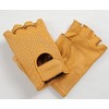 DEGNER TG-28MH CA/L Washable Motorcycle Cowhide Leather Mesh Half Gloves Camel L