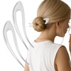 JIRIS 2PCS 5Inch French Hair Pins Large U-Shaped Pins for