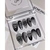 [Hiphan Nail Premium Emboss] Radish Heart Line Nail Tip –