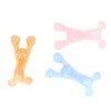 3pcs Silicone Baby Teether for Teething Relief Cute Cat Shape