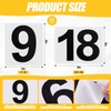 Jexine 450 Pcs 1-18 Athletes Hip Numbers 25 Set Each