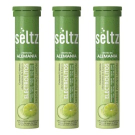 Electrolitos Eferv. 3 Pack Sabor Pepino Limón                                                                                                         