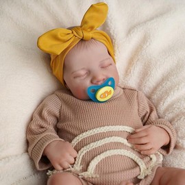 Babeside Series Realistic Lifelike Reborn Baby Dolls - Lovely Awake Realistic-Newborn Baby Dolls Soft Body, Valentine's Day Gift, Real Life Baby Dolls Girl with Gift Box for Kids Age 3+:_Reborn Baby Dolls Boys - 17-Inch