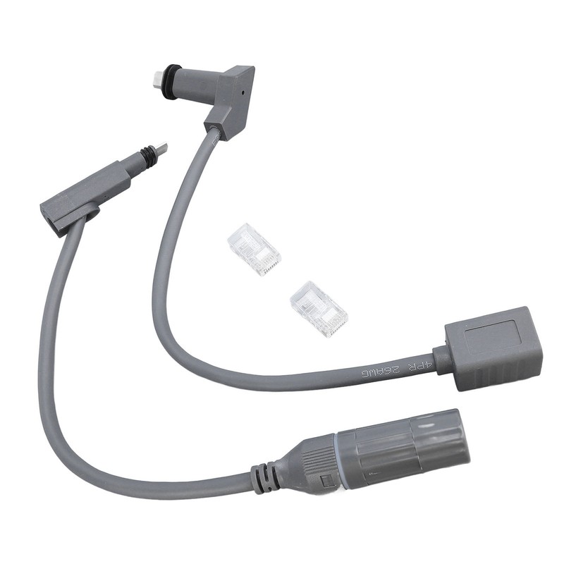 SPX Plug to RJ45 Adapter 1200Mbps Transmission Speed Rectangular Satellite