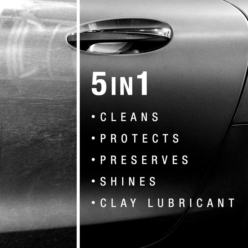 Nu Finish 5-in-1 Complete Detailer Spray with Towel, Preserves and