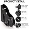 YOUEON 2 Pack Sliding Library Ladder Floor Roller with Brake,