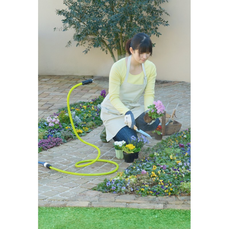 グリーンライフ 形状自在ミストホース(ライムグリーン) MH-25(LG)