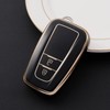 Kinotaka Smart Key Cover for Toyota Cars, Soft TPU for
