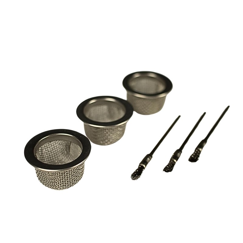 Cocktail Smoker Replacement Mesh Basket & Stainless Steel Wire Brush