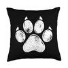 Paw Print With Claws, White Dog Paw Print, Dog Puppy