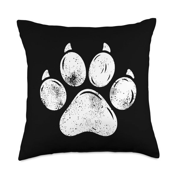 Paw Print With Claws, White Dog Paw Print, Dog Puppy