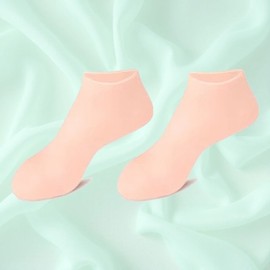 Comfortable Protective Foot Care Sleep Socks for Cracked Heels Socks 2ea