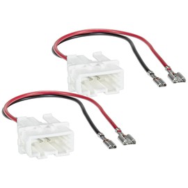 tomzz Audio 7125-002-1 Speaker Adaptor (Set of 2) to DIN Compatible with Kia Rio Forte Seltos K5 Hyundai Ioniq Santa Cruz Elantra from 2017