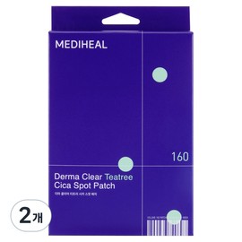 Mediheal Derma Clear Tea Tree Cica Spot Patch, 160 patches, 2 packs / 메디힐 더마 클리어 티트리 시카 스팟 패치, 160매입, 2개