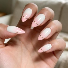 Paquetes de 6 (144 piezas) | Uñas postizas reutilizables | Uñas bonitas | Paquete de 6 estilos | 12 tamaños | 24 piezas de cada estilo | Cinta y línea