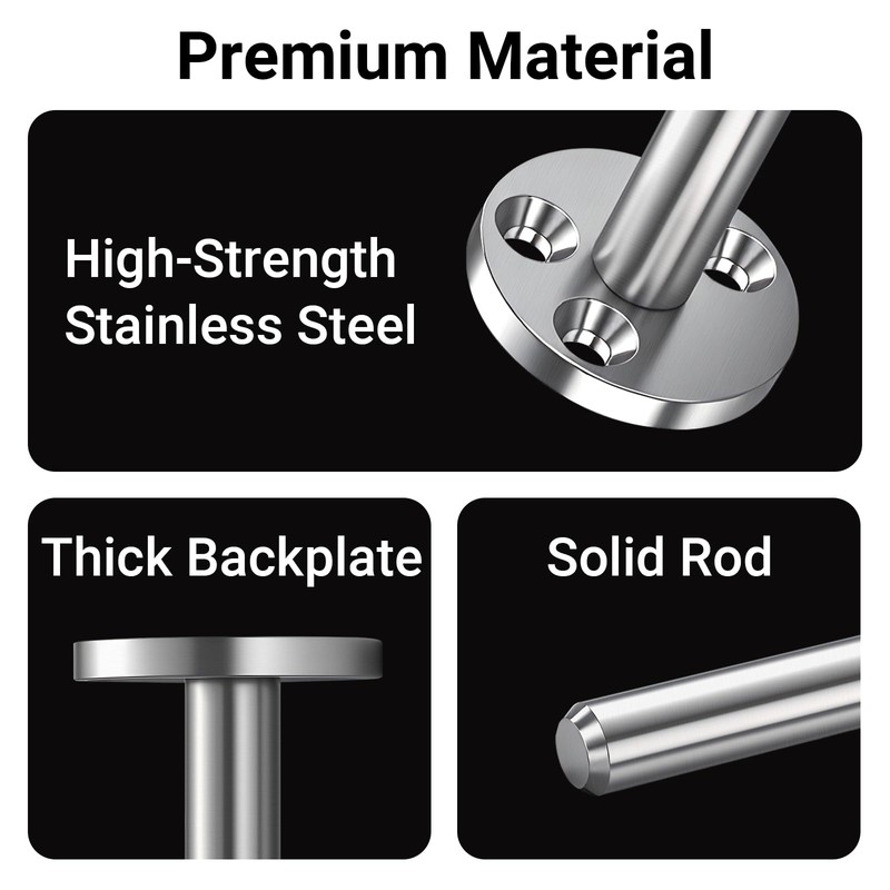 Stainless Steel Hidden Floating Shelf Bracket Heavy Duty Blind Shelf