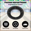 Universal Sanding Pad Holder for Bowling Balls (Black)