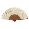 Kyo Fan, Iron Wire (Beige), Kyoto, Made in Japan, Women's,