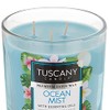 Tuscany Candle Ocean Mist: Sea Salt Scented Candle, 14 oz